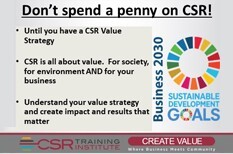 Don’t spend a CSR Penny: (until you do this)