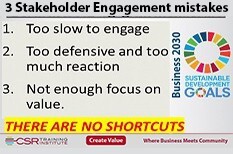 3 Stakeholder Engagement mistakes to avoid