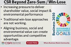 Get past zero-sum win-lose and embrace aligned value and impact