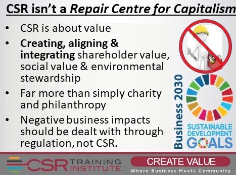 CSR is not the Repair Centre for Capitalism